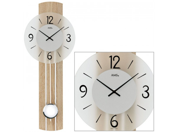 Kyvadlové nástenné hodiny 7274 AMS 60cm Kyvadlové nástenné hodiny 7274 AMS 60cm