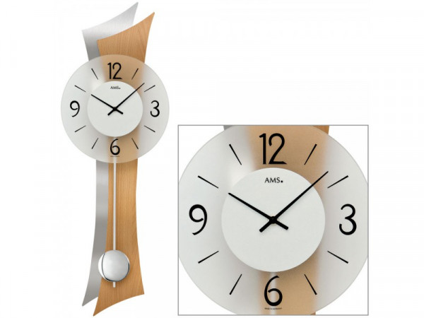 Kyvadlové nástenné hodiny 7425 AMS 70cm Kyvadlové nástenné hodiny 7425 AMS 70cm