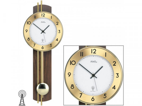 Kyvadlové hodiny 5266/1 AMS riadené rádiovým signálom 62cm Kyvadlové hodiny 5266/1 AMS riadené rádiovým signálom 62cm