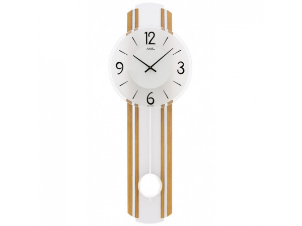 Kyvadlové nástenné hodiny 7232 AMS 64cm Kyvadlové nástenné hodiny 7232 AMS 64cm