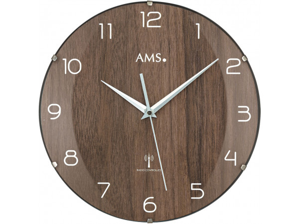 Nástenné hodiny AMS 5558 rádiom riadené, 32 cm Nástenné hodiny AMS 5558 rádiom riadené, 32 cm