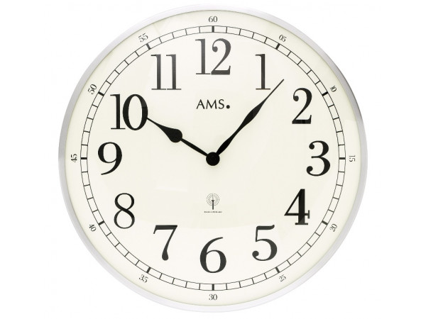 Nástenné hodiny 5606 AMS riadené rádiovým signálom 40cm Nástenné hodiny 5606 AMS riadené rádiovým signálom 40cm