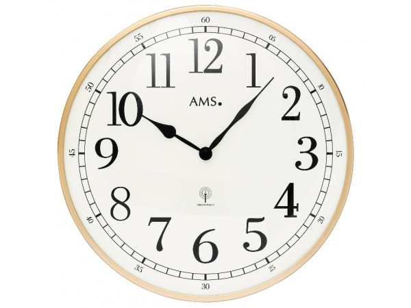 Nástenné hodiny 5607 AMS riadené rádiovým signálom 40cm Nástenné hodiny 5607 AMS riadené rádiovým signálom 40cm