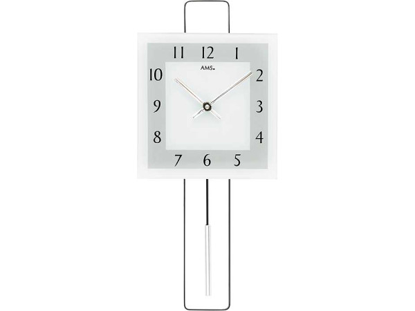 Kyvadlové hodiny 7504 AMS riadené rádiovým signálom 44cm Kyvadlové hodiny 7504 AMS riadené rádiovým signálom 44cm