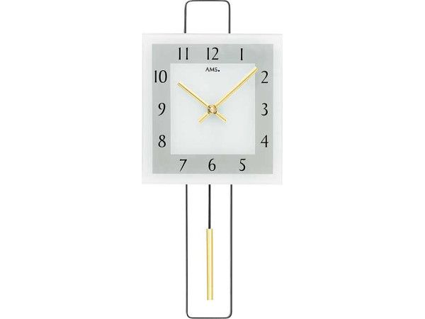 Kyvadlové hodiny 7505 AMS riadené rádiovým signálom 44cm Kyvadlové hodiny 7505 AMS riadené rádiovým signálom 44cm