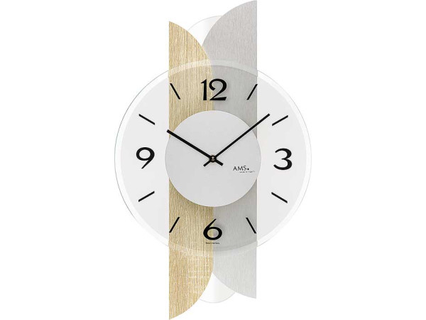 Dizajnové nástenné hodiny 9667 AMS 45cm Dizajnové nástenné hodiny 9667 AMS 45cm