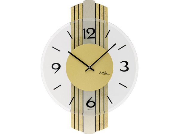 Dizajnové nástenné hodiny 9673 AMS 38cm Dizajnové nástenné hodiny 9673 AMS 38cm