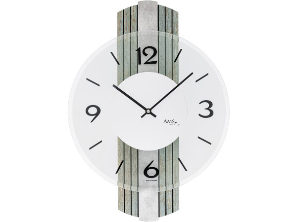 Dizajnové nástenné hodiny 9677 AMS 38cm Dizajnové nástenné hodiny 9677 AMS 38cm