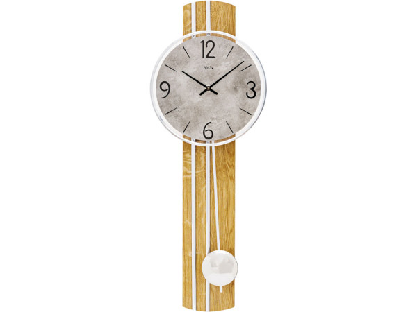Kyvadlové nástenné hodiny 7466 AMS 60cm Kyvadlové nástenné hodiny 7466 AMS 60cm