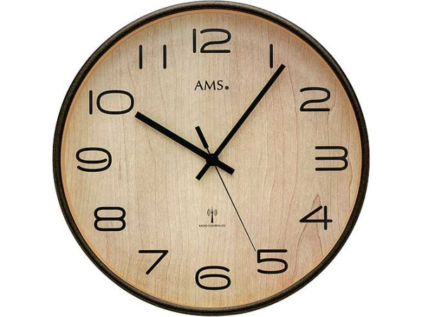 Nástenné hodiny riadené rádiovým signálom 5502 AMS 32cm Nástenné hodiny riadené rádiovým signálom 5502 AMS 32cm