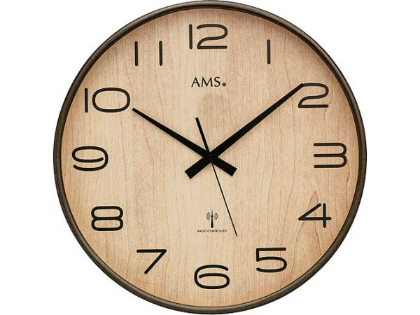Nástenné hodiny riadené rádiovým signálom 5523 AMS 40cm Nástenné hodiny riadené rádiovým signálom 5523 AMS 40cm