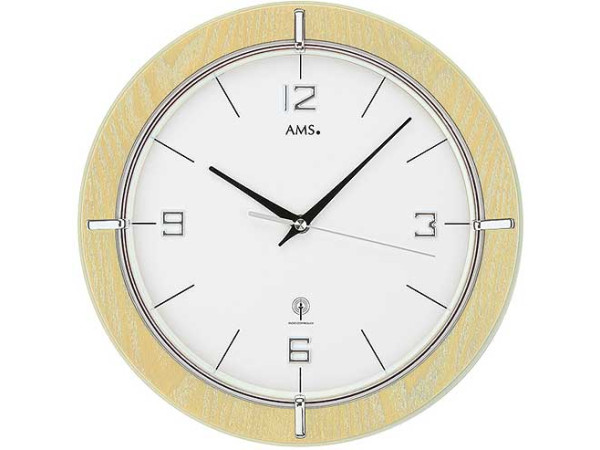 Nástenné hodiny riadené rádiovým signálom 5830 AMS 29cm