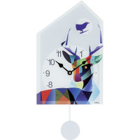 Nástenné kyvadlové hodiny 7492 AMS 30cm Nástenné kyvadlové hodiny 7492 AMS 30cm