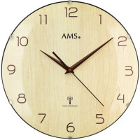 Rádiom riadené nástenné hodiny AMS 5557, 32 cm