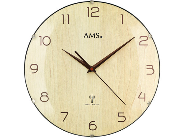 Rádiom riadené nástenné hodiny AMS 5557, 32 cm Rádiom riadené nástenné hodiny AMS 5557, 32 cm