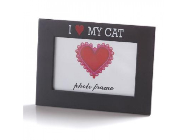 Rám na fotografie Potiron Paris, I LOVE MY CAT 10x15cm Rám na fotografie Potiron Paris, I LOVE MY CAT 10x15cm