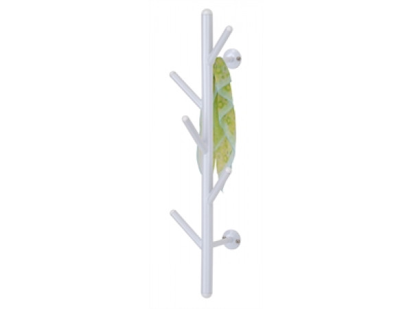 Nástenný vešiak - biely, 63cm Nástenný vešiak - biely, 63cm
