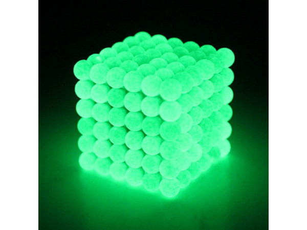 Neocube zelené svietiace, Fosforové 216 x 5mm Neocube zelené svietiace, Fosforové 216 x 5mm