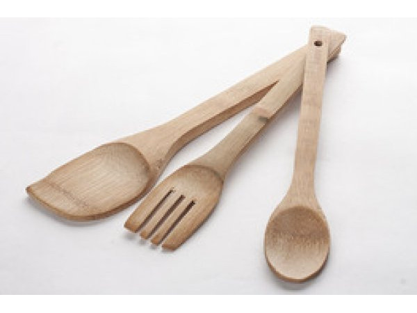 3-dielna sada kuchynského náčinia, Bambus Spoons 3-dielna sada kuchynského náčinia, Bambus Spoons