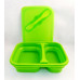 Silikónový skladací lunchbox s príborom Eub Silikónový skladací lunchbox s príborom Eub