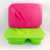 Silikónový skladací lunchbox s príborom Eub Silikónový skladací lunchbox s príborom Eub