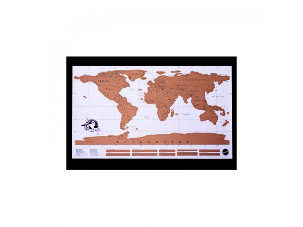 Stieracia mapa sveta Deluxe Stieracia mapa sveta Deluxe
