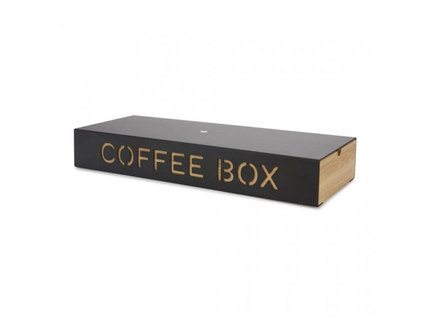Box na kávové kapsule Balvi 27815, čierny Box na kávové kapsule Balvi 27815, čierny