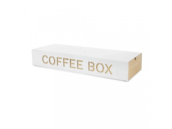 Box na kávové kapsule Balvi 27814, biely Box na kávové kapsule Balvi 27814, biely