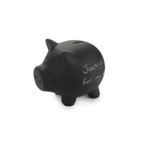 Popisovateľná pokladnička Balvi Oink 25533, čierna Popisovateľná pokladnička Balvi Oink 25533, čierna