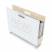 Stojan na noviny Balvi News, biely Stojan na noviny Balvi News, biely