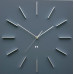 Dizajnové nástenné hodiny Future Time FT1010GY Square grey 40cm Dizajnové nástenné hodiny Future Time FT1010GY Square grey 40cm