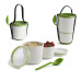 BLACK-BLUM Lunch Pot, biely / zelený BLACK-BLUM Lunch Pot, biely / zelený