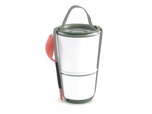 Black-Blum Lunch Pot BoxAppetit 800ml, biely/olivový Black-Blum Lunch Pot BoxAppetit 800ml, biely/olivový
