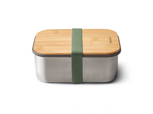 BLACK-BLUM Sandwich box BoxAppetit 1250ml, nerez / bambus, zelený BLACK-BLUM Sandwich box BoxAppetit 1250ml, nerez / bambus, zelený
