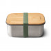BLACK-BLUM Sandwich box BoxAppetit 1250ml, nerez / bambus, zelený BLACK-BLUM Sandwich box BoxAppetit 1250ml, nerez / bambus, zelený