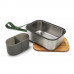 BLACK-BLUM Sandwich box BoxAppetit 1250ml, nerez / bambus, zelený BLACK-BLUM Sandwich box BoxAppetit 1250ml, nerez / bambus, zelený