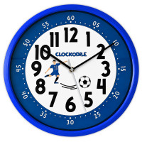 Modré detské nástenné hodiny futbal CLOCKODILE CCS3000 Modré detské nástenné hodiny futbal CLOCKODILE CCS3000