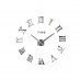 3D Nalepovacie hodiny DIY Clock Roma C2, strieborné 90-130cm 3D Nalepovacie hodiny DIY Clock Roma C2, strieborné 90-130cm