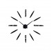 3D Nalepovacie hodiny DIY Clock BIG Twelve C1, čierne 90-130cm 3D Nalepovacie hodiny DIY Clock BIG Twelve C1, čierne 90-130cm