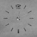 3D Nalepovacie hodiny DIY Clock BIG Time Espa, Čierne 80-130cm 3D Nalepovacie hodiny DIY Clock BIG Time Espa, Čierne 80-130cm