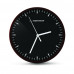 Nástenné hodiny ESPA BUD010K, čierne 20cm