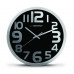 Nástenné hodiny ESPA HON012K, čierne 30cm