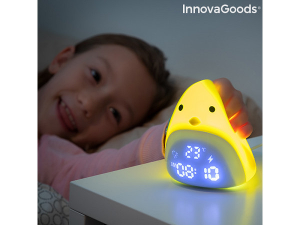 Multifunkčné hodiny InnovaGoods Chick LED IN1270 Multifunkčné hodiny InnovaGoods Chick LED IN1270