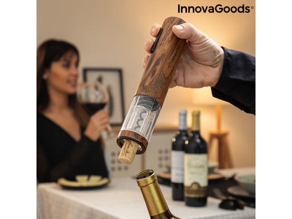 Elektrický automatický vyťahovač korkových zátiek InnovaGoods, nabijateľný in3032 Elektrický automatický vyťahovač korkových zátiek InnovaGoods, nabijateľný in3032