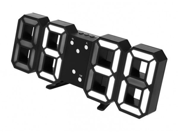 Led hodiny s budíkom Isot9143, 23cm Led hodiny s budíkom Isot9143, 23cm