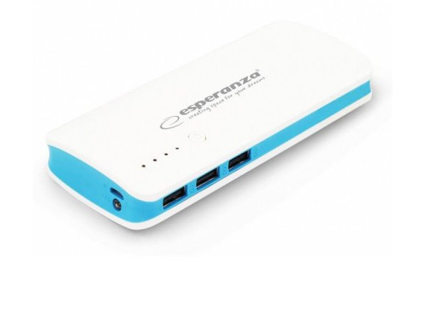 Power Bank Radium 8000 mAh Espa 106WB, bielomodrá Power Bank Radium 8000 mAh Espa 106WB, bielomodrá
