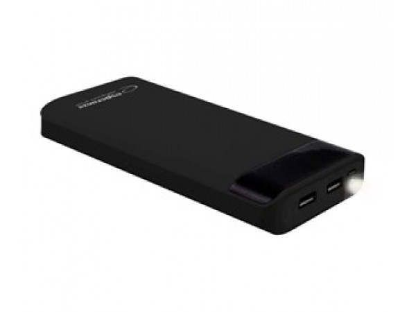 Power Bank s LED svetlom Photon 17400 mAh Espa 120K, čierna Power Bank s LED svetlom Photon 17400 mAh Espa 120K, čierna