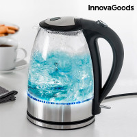 Rýchlovarná kanvica InnovaGoods s LED 2200W 1,7 l čierna Rýchlovarná kanvica InnovaGoods s LED 2200W 1,7 l čierna