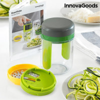 Spiralizer a strúhadlo s knihou receptov InnovaGoods FoodTube IN1025 Spiralizer a strúhadlo s knihou receptov InnovaGoods FoodTube IN1025