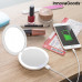 Vreckové zrkadlo s LED a Power Bank 3 v 1 InnovaGoods 3000 mAh Vreckové zrkadlo s LED a Power Bank 3 v 1 InnovaGoods 3000 mAh